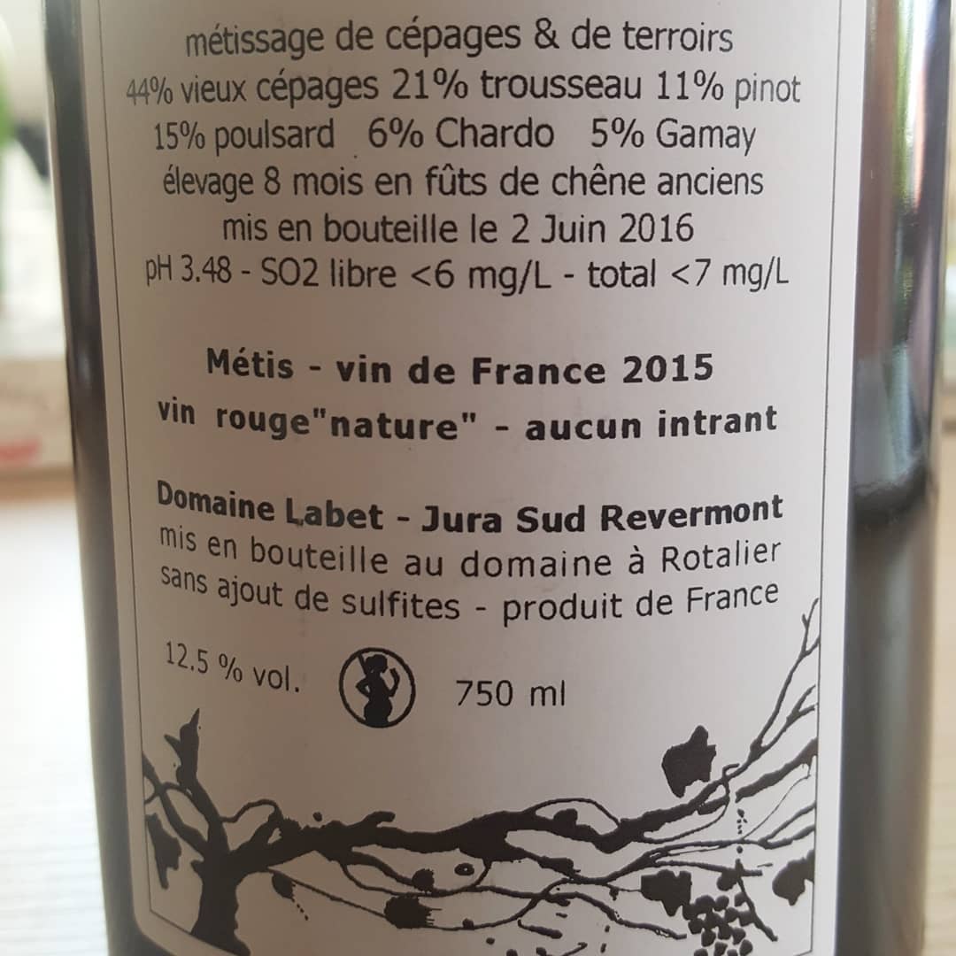 Les Varrons 2020 - Domaine Labet : r/naturalwine